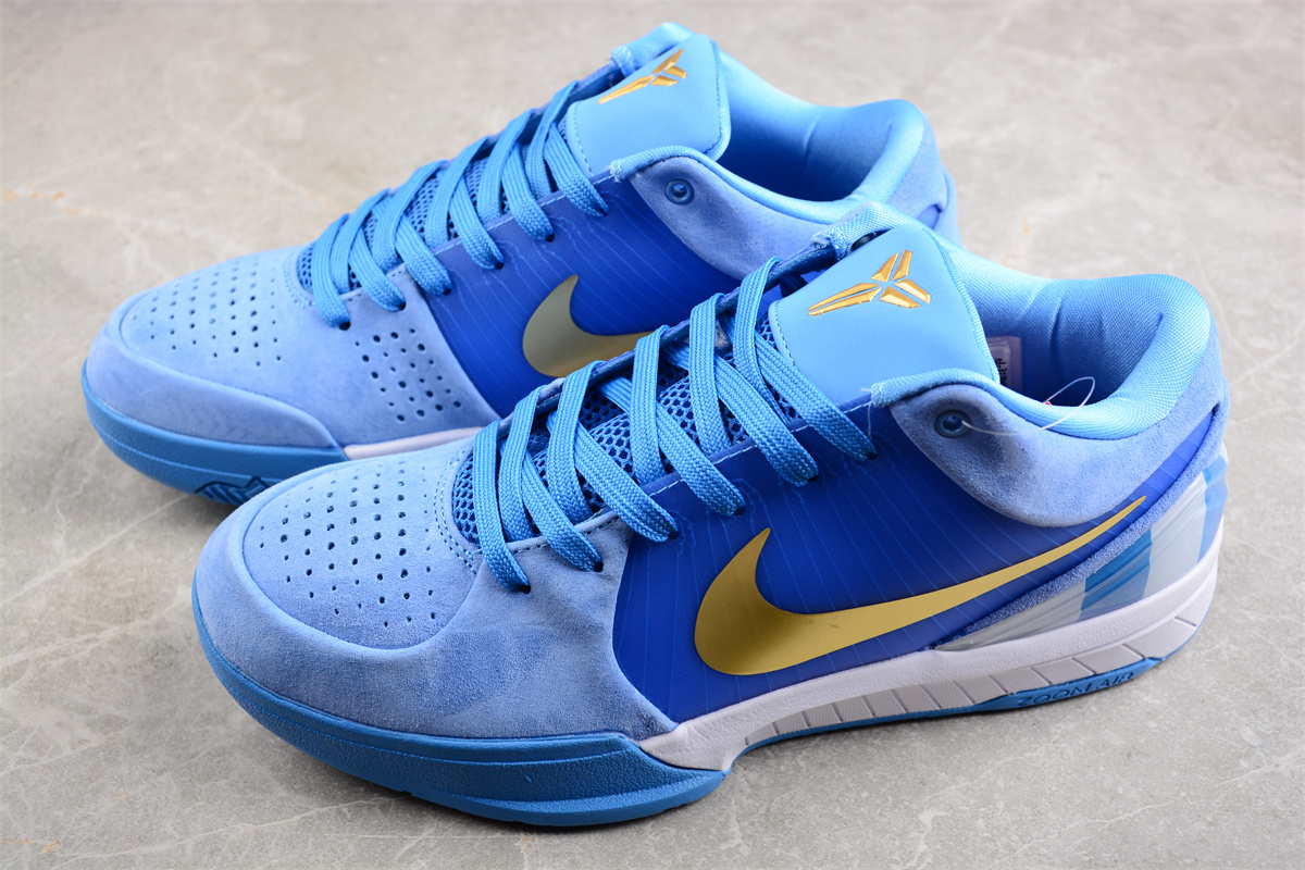 Nike Kobe 4 Blue Gold